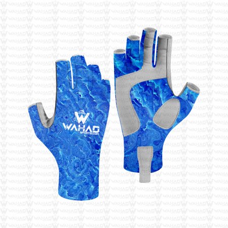Custom Sublimation Fishing Gloves